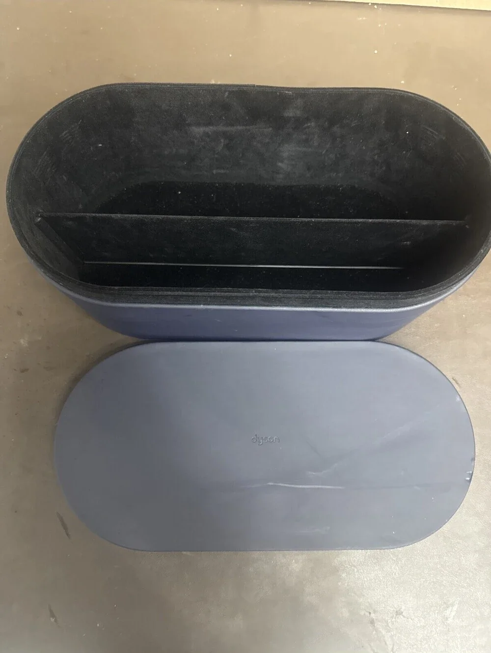 Genuine DYSON Airwrap Presentation *CASE ONLY* Prussian Navy Blue Storage Box